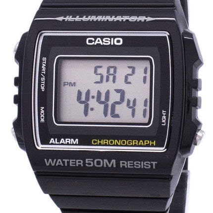 Casio Digital Alarm Chronograph W-215H-1AVDF W-215H-1AV Unisex Watch