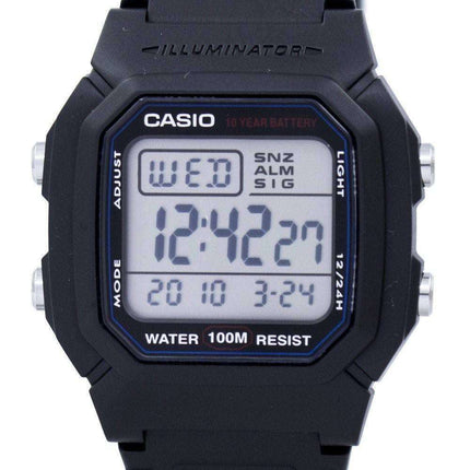 Casio Digital Classic Illuminator W-800H-1AVDF W-800H-1AV Men's Watch