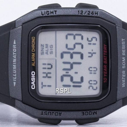 Casio Youth Digital Illuminator W-96H-1BVDF W96H-1BVDF Men's Watch