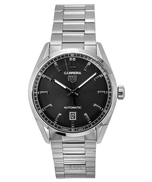 Tag Heuer Carrera Date Stainless Steel Black Dial Automatic WBN2110.BA0639 100M Men's Watch