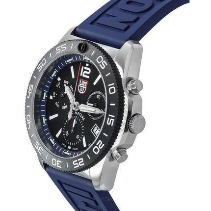 Luminox Pacific Diver Chronograph Navy Rubber Strap Black Dial Quartz Diver's XS.3143 200M Men's Watch