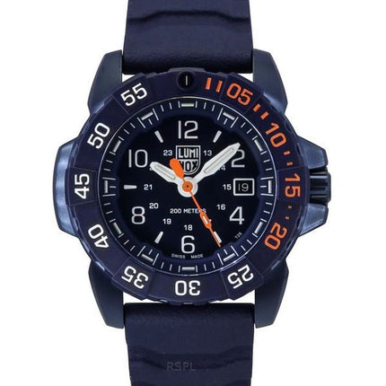 Luminox Navy SEAL Foundation Back To The Blue Set Quartz Divers XS.3253.CBNSF.SET 200M Mens Watch With Extra Strap