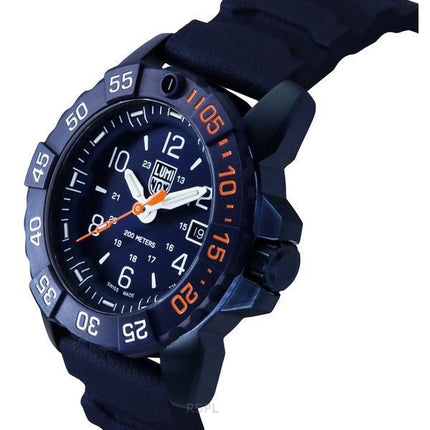 Luminox Navy SEAL Foundation Back To The Blue Set Quartz Divers XS.3253.CBNSF.SET 200M Mens Watch With Extra Strap