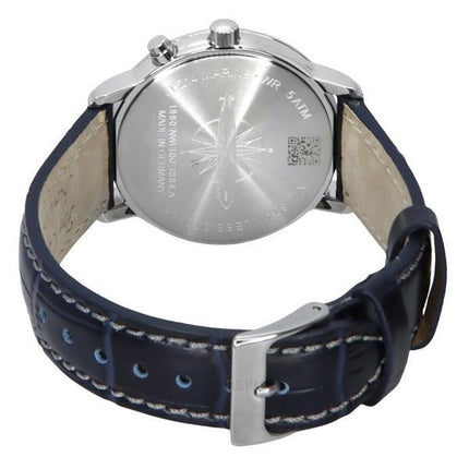 Zeppelin LZ14 Marine Moonphase Leather Strap Blue Dial Quartz 86353 Women's Watch