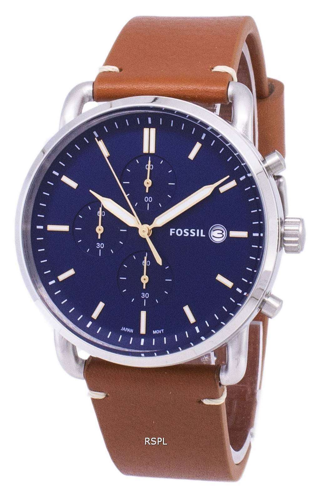 fossil commuter chronograph