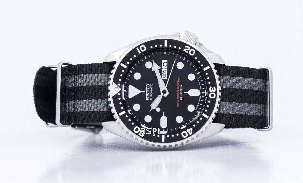 Seiko Automatic Diver's NATO Strap 200M SKX007J1-NATO1 Men's Watch -  