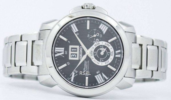 Seiko Premier Kinetic Perpetual Calendar SNP141 SNP141P1 SNP141P Mens Watch