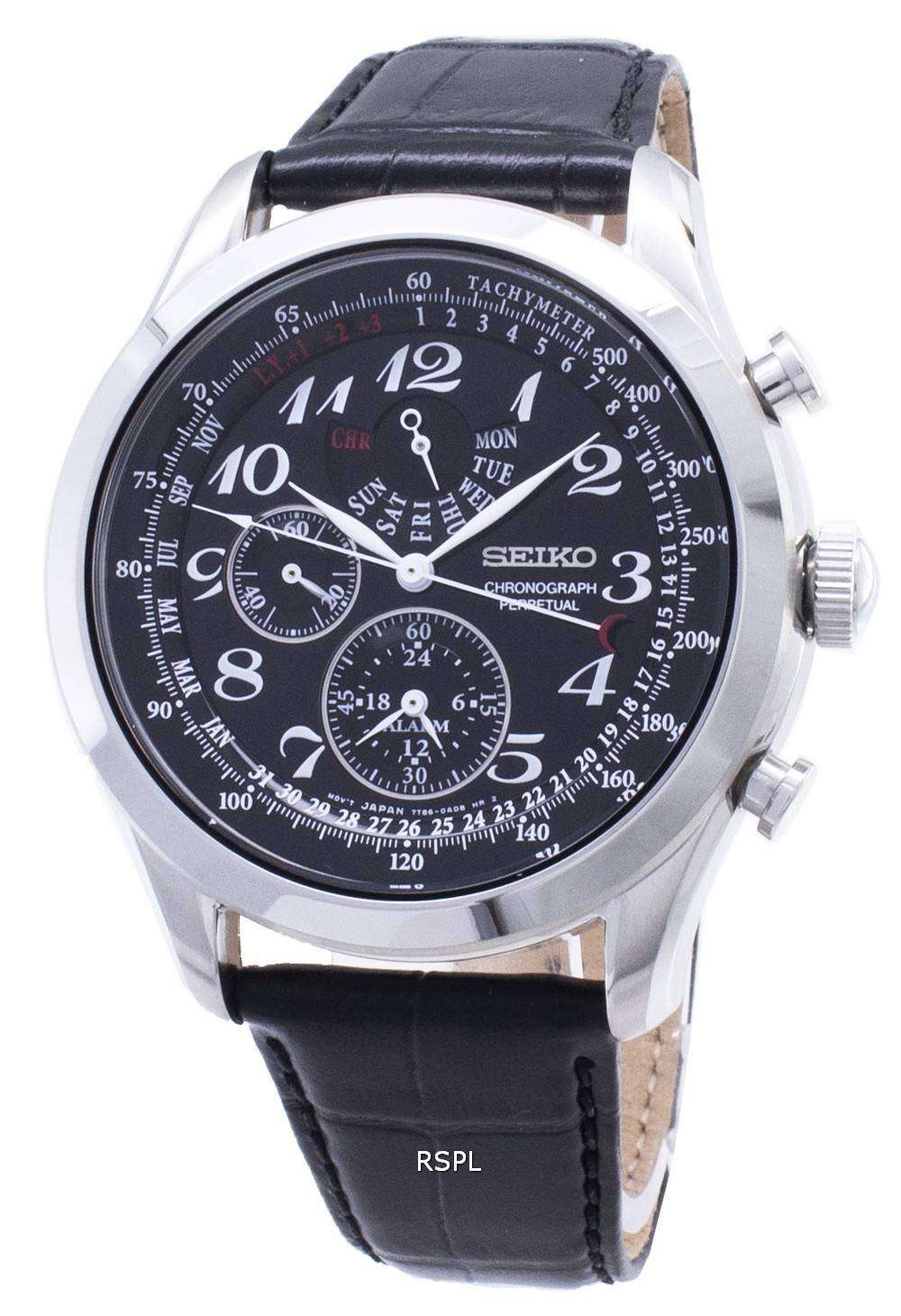 Seiko Chronograph Perpetual SPC133 SPC133P1 SPC133P Men's Watch -  