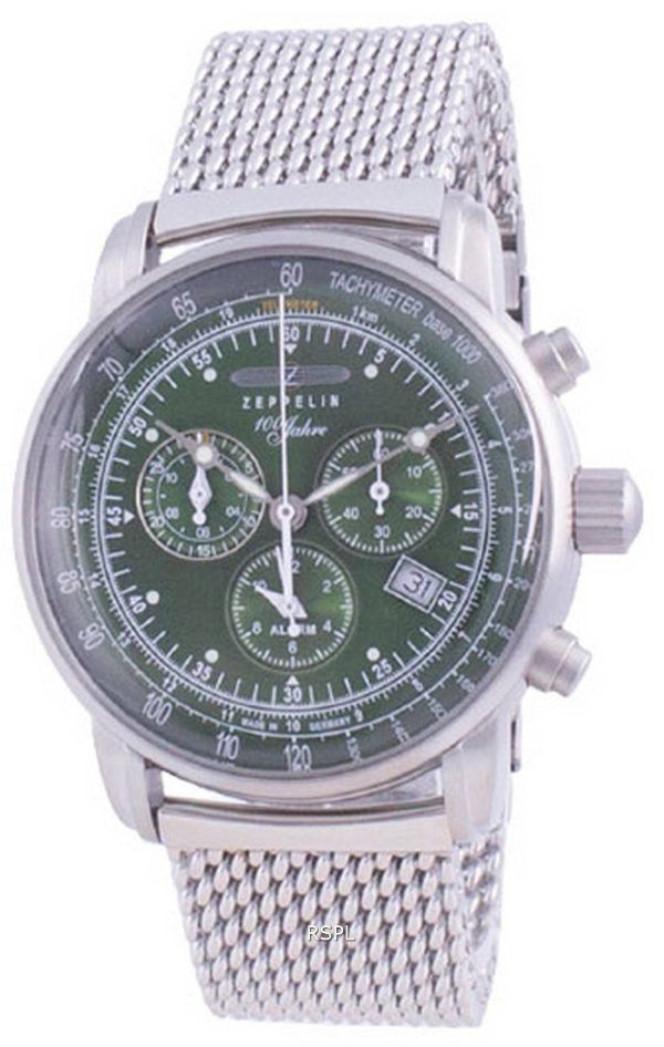 Zeppelin Jahre 100 Years Edition Chronograph Quartz 8680M-4 8680M4 Mens Watch