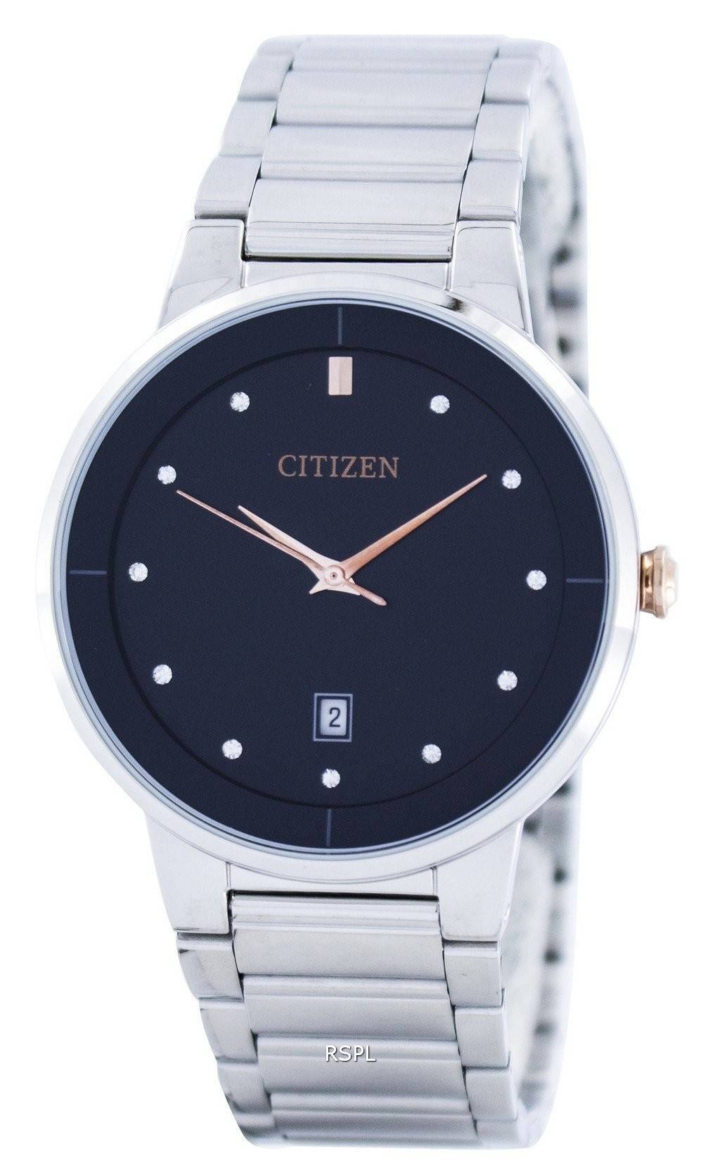 citizen quartz diamond watch