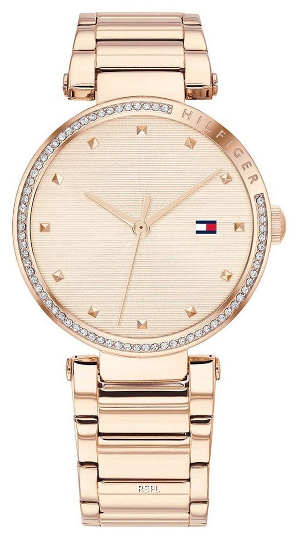 tommy hilfiger carly rose gold