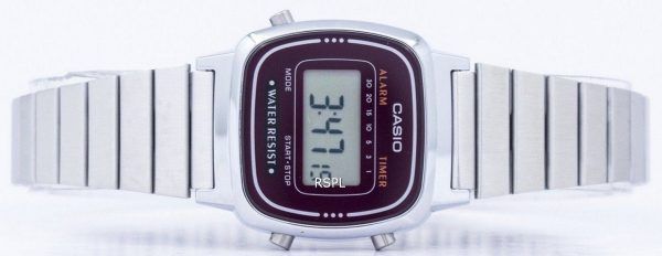 Casio Alarm Digital LA-670WA-4D LA670WA-4D Womens Watch