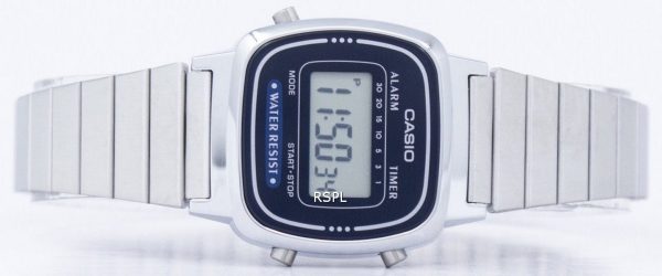 Casio Alarm Digital LA-670WA-2D LA670WA-2D Womens Watch