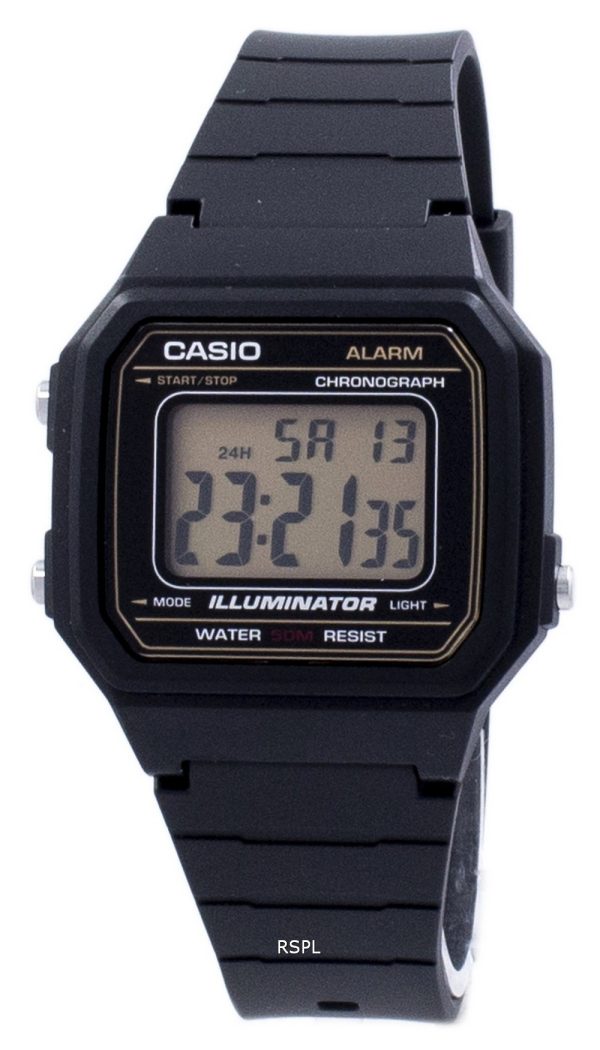 Casio Classic Illuminator Chronograph Alarm W-217H-9AV W217H-9AV Mens Watch